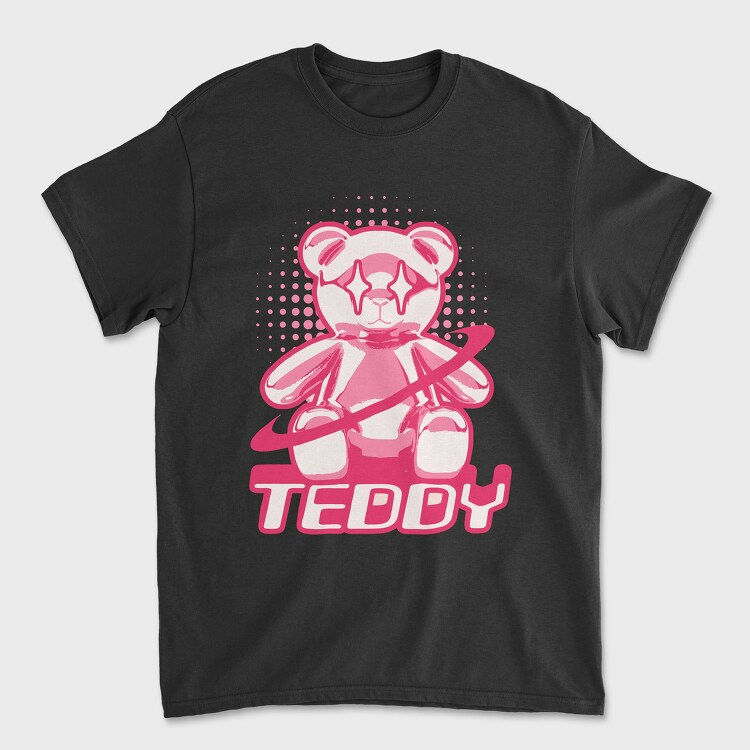 Pink Teddy Bear, Tricou Barbati (Unisex)