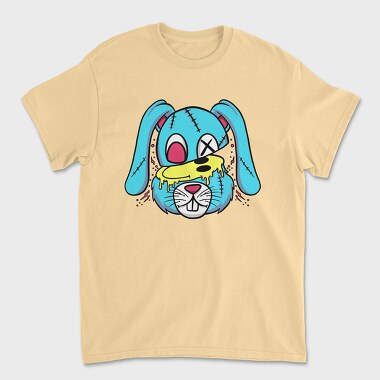 Rabbit Teddy Smiley, Tricou Barbati (Unisex)