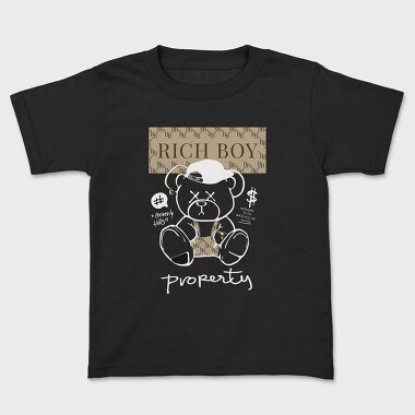 Rich Boy Teddy Bear, Tricou Copii