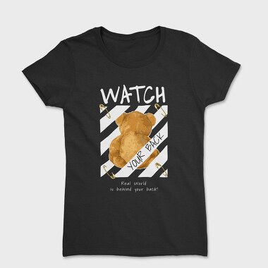 Watch Your Back Teddy Bear, Tricou Femei