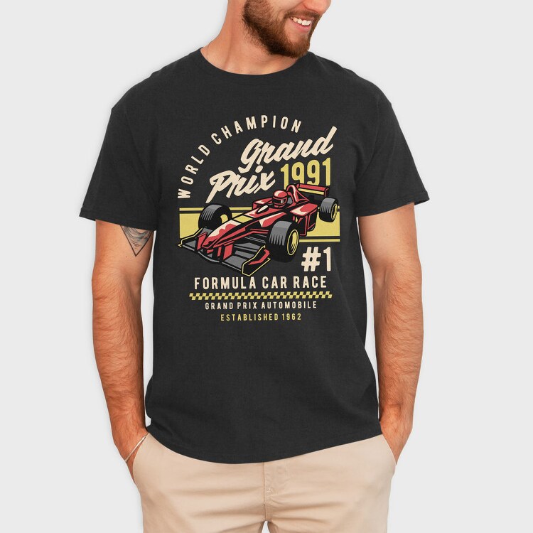 F1 Grand Prix 1991, Tricou Barbati (Unisex)