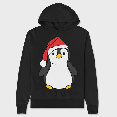 Christmas Penguin, Hanorac Oversize Barbati (Unisex)