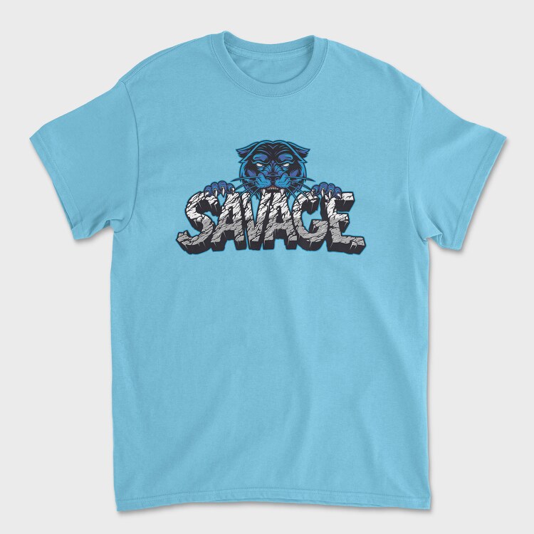 Savage Panther, Tricou Barbati (Unisex)