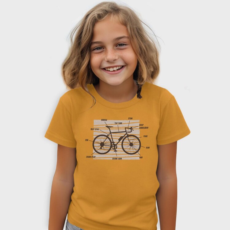 Bike Anatomy, Tricou Copii