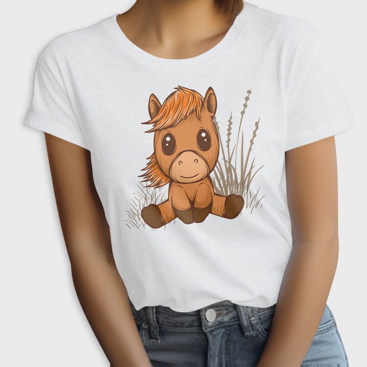 Cute Horse, Tricou Femei
