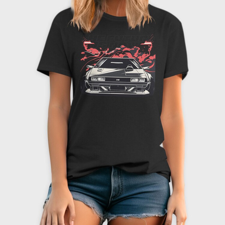 Futuristic Car Smoke, Tricou Barbati (Unisex)