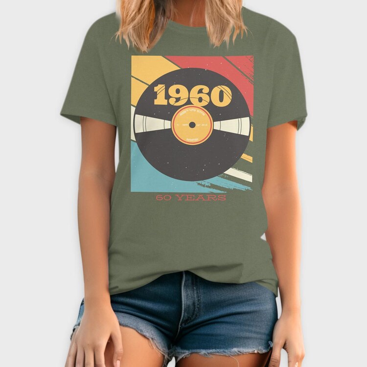 Vynil 60's, Tricou Barbati (Unisex)