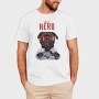 Pug Super Hero, Tricou Barbati (Unisex)