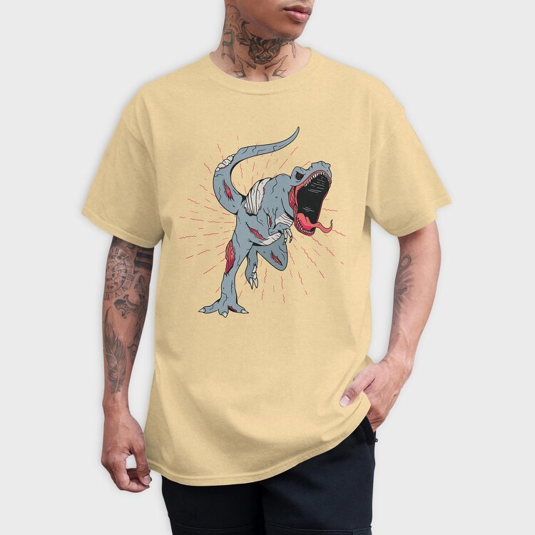 Zombie Trex, Tricou Barbati (Unisex)