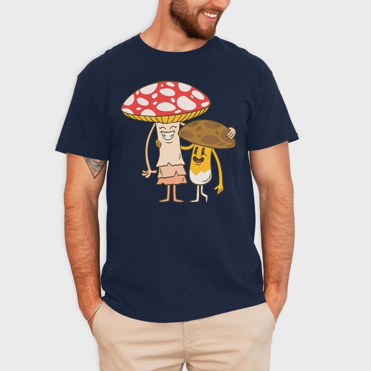 Mushrooms, Tricou Barbati (Unisex)