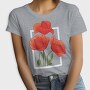 Watercolor Poppies, Tricou Femei