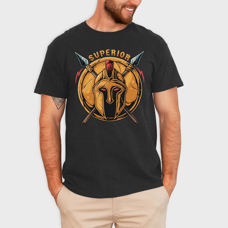 Spartan Superior, Tricou Barbati (Unisex)