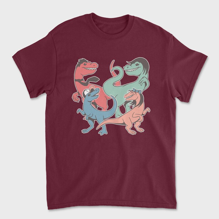 Dinosaurs Family, Tricou Barbati (Unisex)