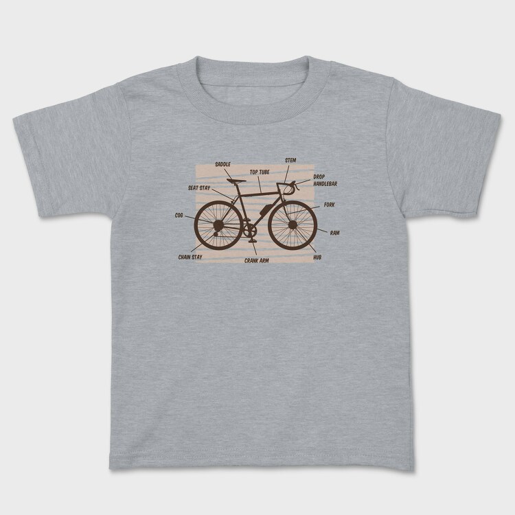 Bike Anatomy, Tricou Copii