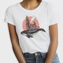 Whale Cabin Smoke, Tricou Femei