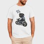 Pug Street Rider, Tricou Barbati (Unisex)