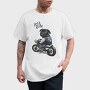 Pug Street Rider, Tricou Barbati (Unisex)