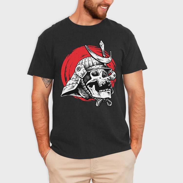 Skull Samurai, Tricou Barbati (Unisex)