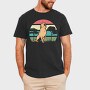 Retro Retriever, Tricou Barbati (Unisex)