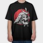 Skull Samurai, Tricou Oversize Barbati (Unisex)