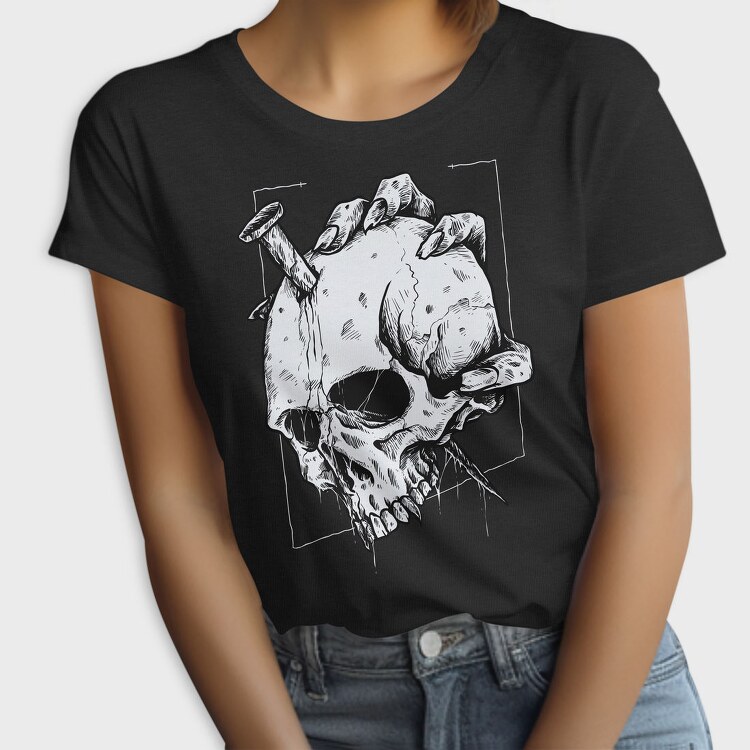 Skull Teeth Grin, Tricou Femei