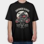 Caferacer Classic Garage, Tricou Oversize Barbati (Unisex)