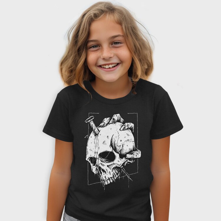Skull Teeth Grin, Tricou Copii