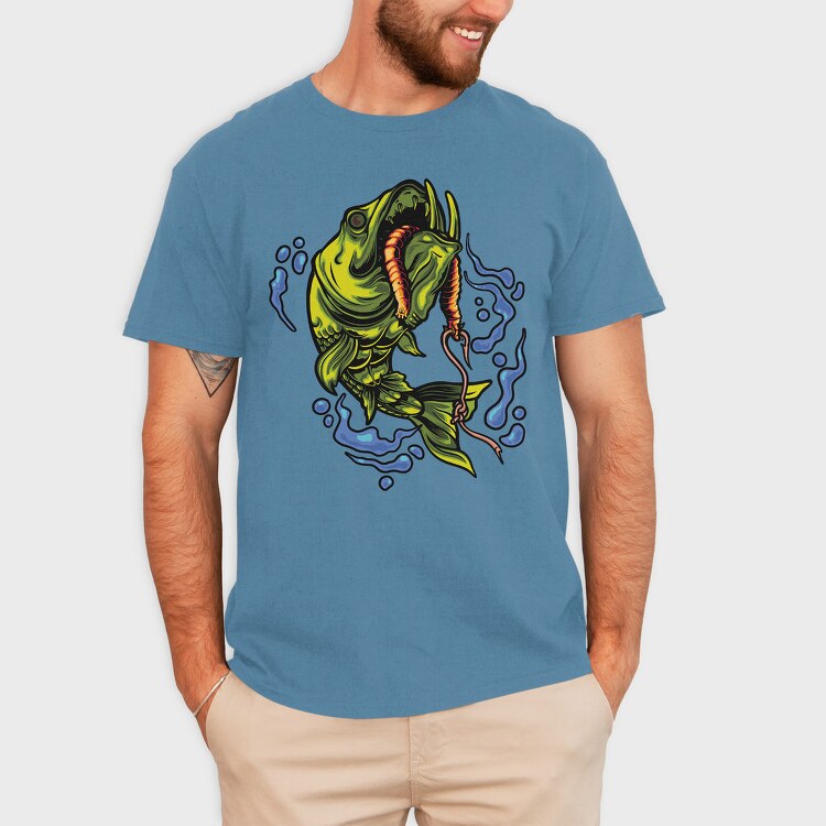 Fishy Splash, Tricou Barbati (Unisex)