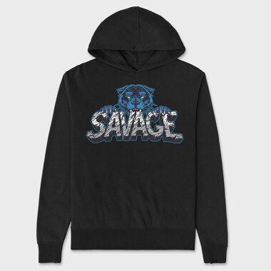 Savage Panther, Hanorac Oversize Barbati (Unisex)