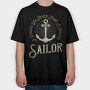 Smooth Sea Sailor, Tricou Oversize Barbati (Unisex)