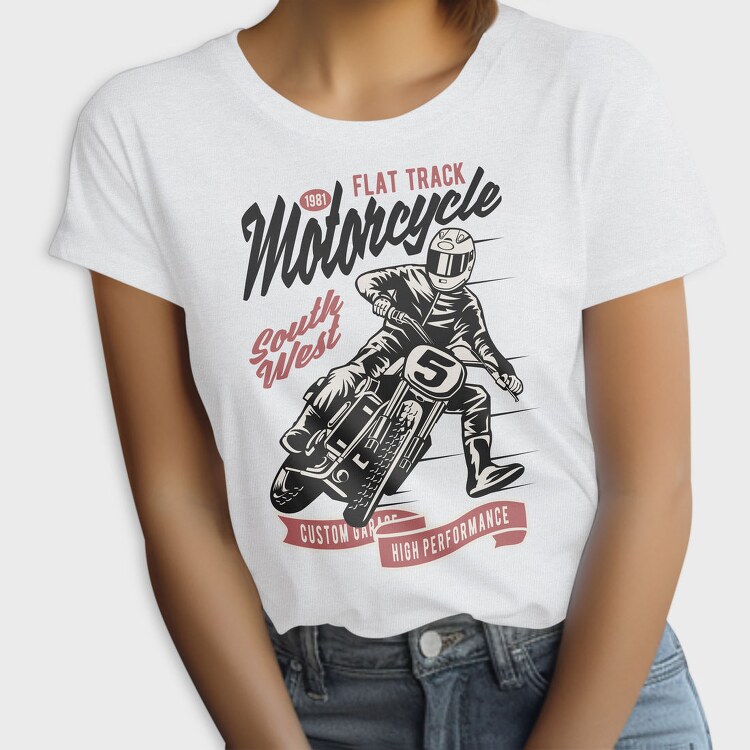 Flat Track Rider, Tricou Femei