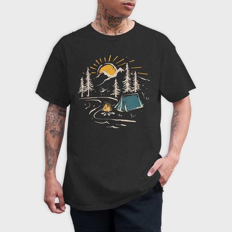 Campfire Dreams, Tricou Barbati (Unisex)