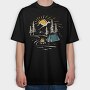 Campfire Dreams, Tricou Oversize Barbati (Unisex)