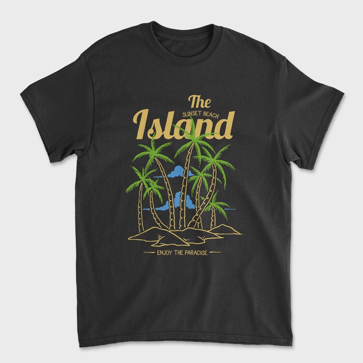 Island, Tricou Barbati (Unisex)