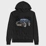 Fanged Muscle Car, Hanorac Oversize Barbati (Unisex)