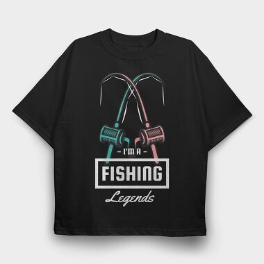 Fishing Duel, Tricou Oversize Barbati (Unisex)