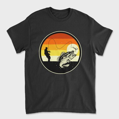 Fishing Sunset, Tricou Barbati (Unisex)