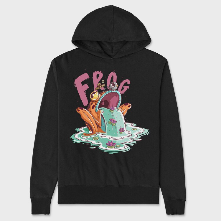 Frogsplash Froggy, Hanorac Oversize Barbati (Unisex)