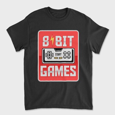 8 Bit Gaming Nostalgia, Tricou Barbati (Unisex)