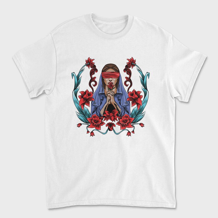 Blindfolded Beauty, Tricou Barbati (Unisex)