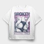 Broken Dreams Times, Tricou Oversize Barbati (Unisex)