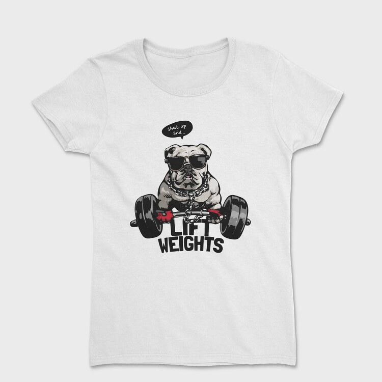 Bulldog Weight Lifter, Tricou Femei