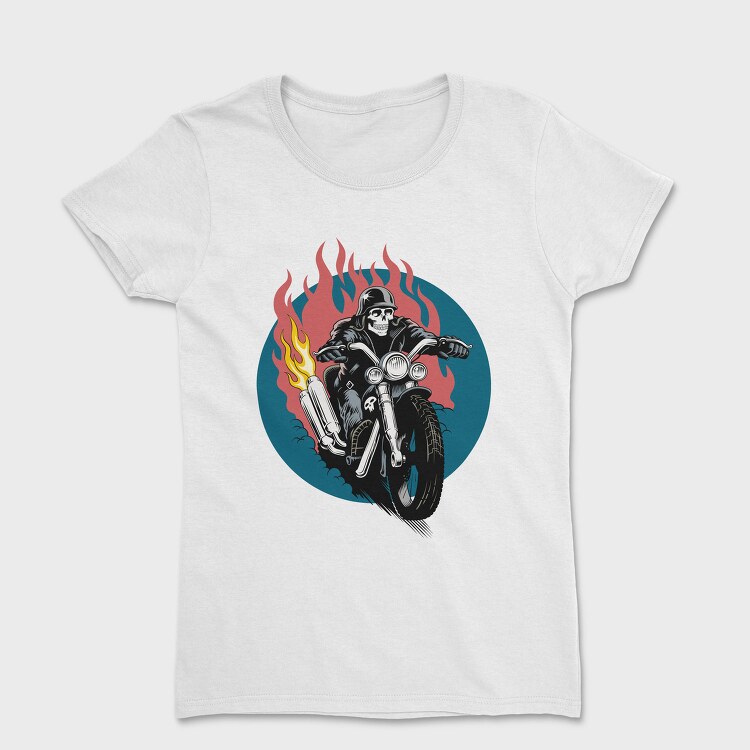 Burning Skull Rider, Tricou Femei