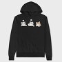 Cat Talk Chat, Hanorac Oversize Barbati (Unisex)