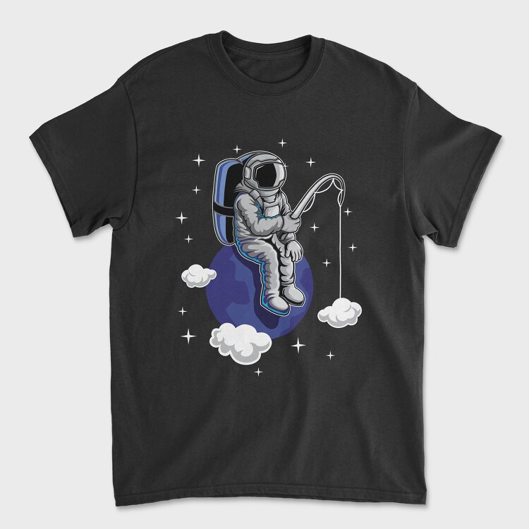 Astronaut Cloud Catcher, Tricou Barbati (Unisex)