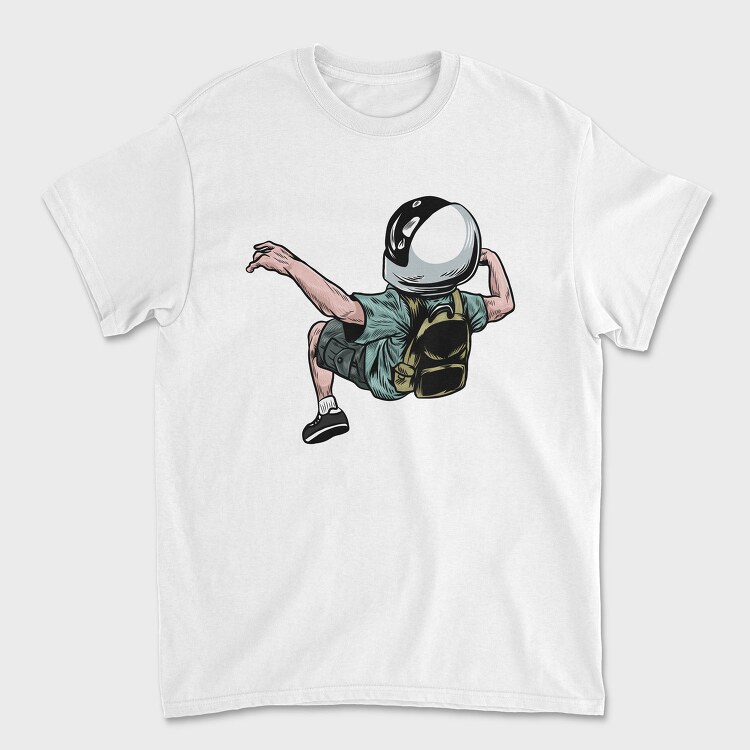 Astronaut Jump, Tricou Barbati (Unisex)