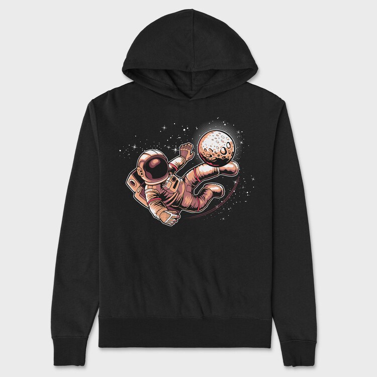 Astronaut Moon Stroll, Hanorac Oversize Barbati (Unisex)