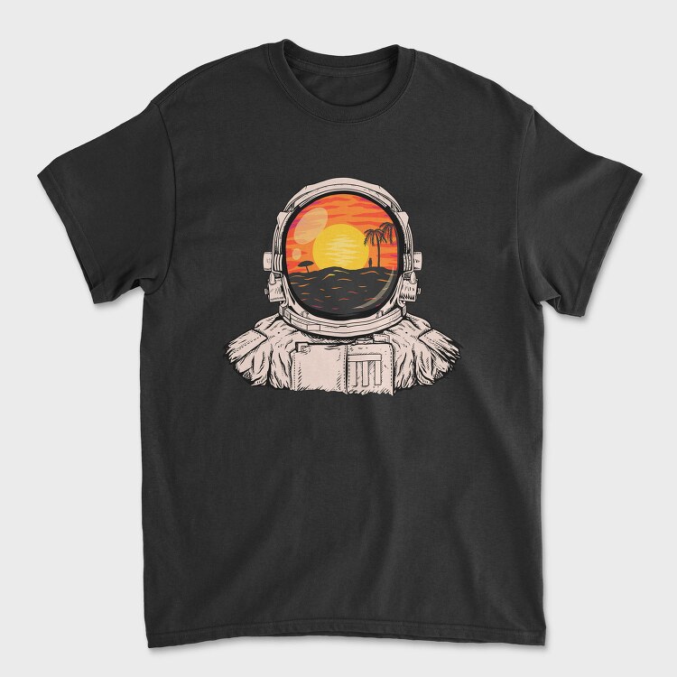 Astronaut Paradise, Tricou Barbati (Unisex)