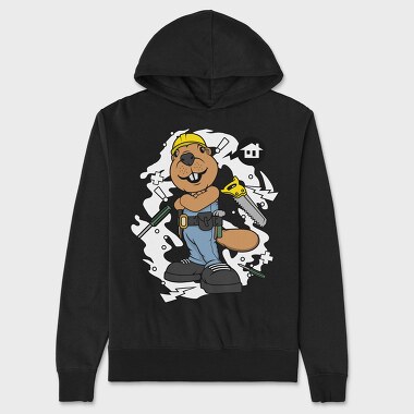 Beaver Builder, Hanorac Oversize Barbati (Unisex)