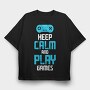 Calmplay, Tricou Oversize Barbati (Unisex)